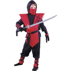 Fun World Complete Ninja Costume, Large 12 - 14, Multicolor