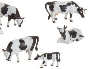 Noch 15721 Black-White Cows 7/ H0 Scale Figures