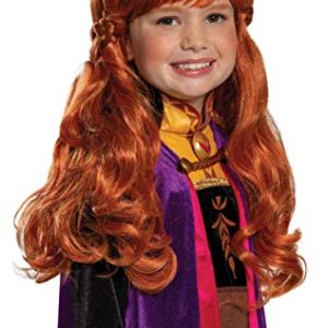 Disguise Disney Anna Frozen 2 Girls' Wig