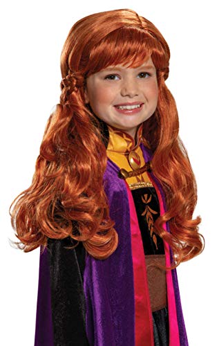 Disguise Disney Anna Frozen 2 Girls' Wig