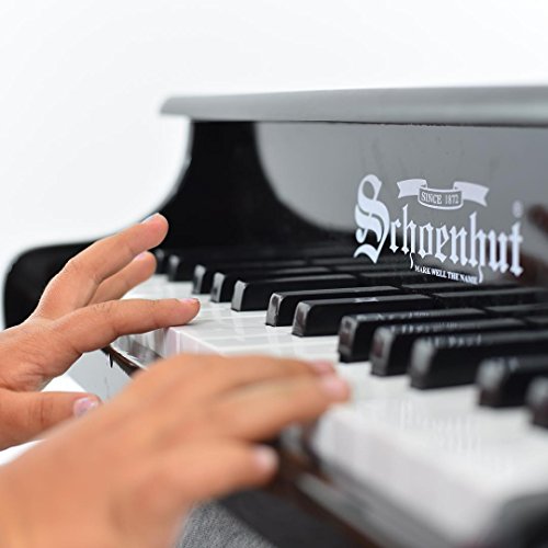 Schoenhut 30-Key Fancy Baby Grand with Bench,Black