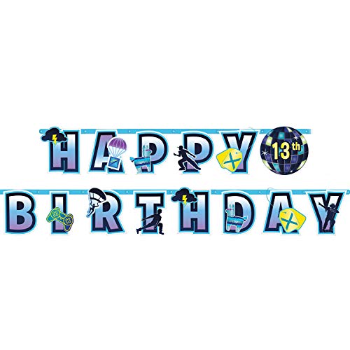 Battle Royal' Jumbo Add-An-Age Letter Party Banner Kit, 25 Pc.