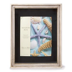 Darice Shadow Box: Distressed Ivory, 11 x 14 inches
