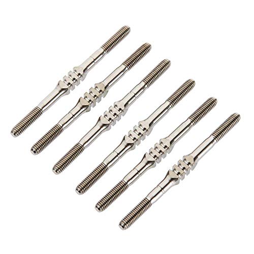 J Concepts 2580 B6/B6D Fin Titanium Turnbuckle Set - 6Pc