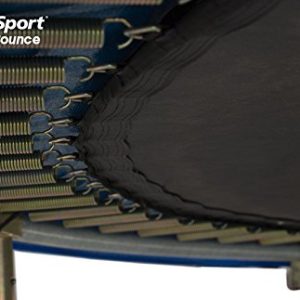JumpSport SkyBounce Trampoline with Safety Enclosure | Includes Spring Pad