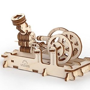 S.T.E.A.M. Line Toys UGears Mechanical Models 3-D Wooden Puzzle - Mechanical Pneumatic Engine