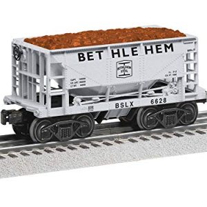 Lionel Bethlehem Steel Ore Car, Electric O Gauge Model Train Cars, 6-Pack