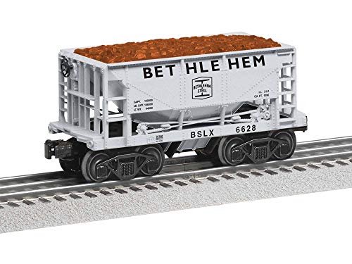 Lionel Bethlehem Steel Ore Car, Electric O Gauge Model Train Cars, 6-Pack