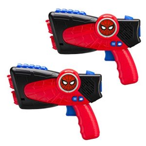 Spiderman Far from Home Laser-Tag for Kids Infared Lazer-Tag Blasters Lights Up & Vibrates When Hit (Frustration Free Packaging)