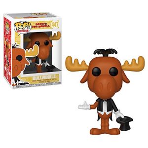 Funko 289 Animation: Pop! Rocky & Bullwinkle Collectors Magician Bullwinkle, Flying Rocky, Bullwinkle Fearlessleader, Set