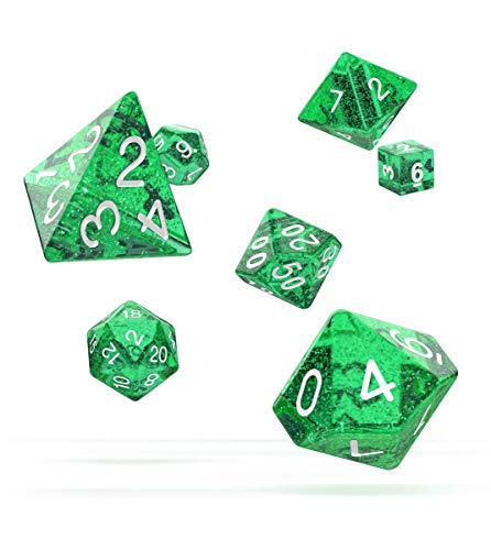 Oakie Doakie Dice RPG-Set Speckled Green