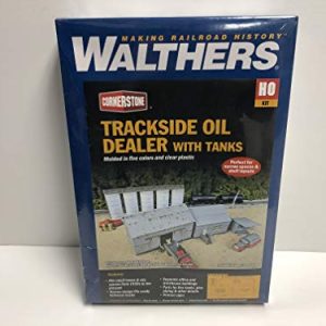 Walthers, Inc. Trackside Oil Dealer with Storage Tanks Kit
