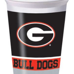 Georgia Bulldogs 20 oz. Plastic Cups, 8-Count