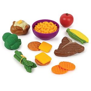 Learning Resources New Sprouts Complete Play Food Set, 50 Pieces