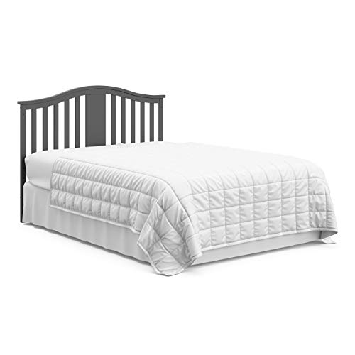 Graco Solano 4-in-1 Convertible Crib, Gray, Easily Converts to Toddler Bed Day Bed or Full Bed, Three Position Adjustable Height Mattress, Assembly Required (Mattress Not Included)