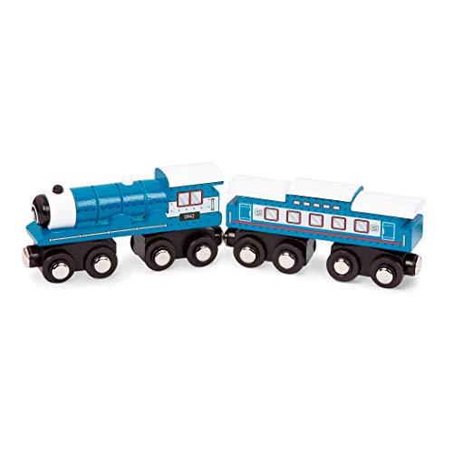 Battat – Wooden Passenger Trains – Classic & Compatible Wooden Toy Train Car Accessories for Kids & Collectors Aged 3 Years Old & Up (6Pc)
