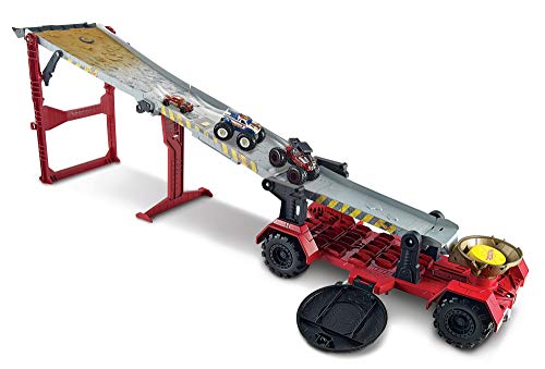 Hot Wheels Monster Trucks Downhill Race & Go Playset