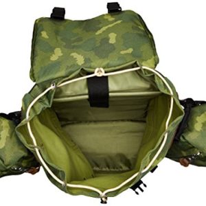 Poler Men's Classic Rucksack Backpack, Green Furry Camo, One Size