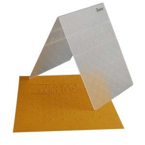 Darice Embosssing Folder Stripe Background 5X7