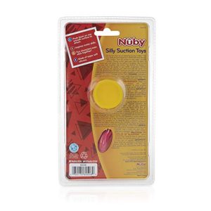 Nuby Silly Hummingbird & Flower Interactive Suction Toys with Built-in Rattle, 2Piece, Pink