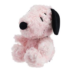 Hallmark Light Pink Fluffy Plush Peanuts Snoopy