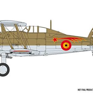 Airfix Gloster Gladiator MK I/MK II 1:72 WWII Military Aviation Plastic Model Kit A02052A