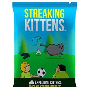 Exploding Kittens Card Game - Family-Friendly Party Games - Card Games for Adults, Teens & Kids & Streaking Kittens: This is The Second Expansion of Exploding Kittens