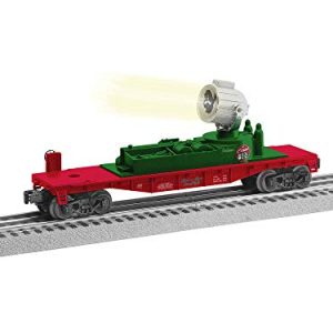 Lionel Santa Freight Lines, Electric O Gauge Model Train Cars, Finder Searchlight Car