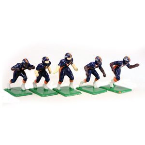 Tudor Games 4-04-D NFL Home Jersey - Denver Broncos Dark Pants Painted 11 Electric Football Players, Multicolor (Pack of 11)