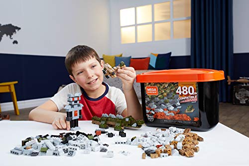 Mega Construx Open-Ended Play Brick Box for Pro Builders 8+ (Building Toys for Creative Play - 480 Pieces)