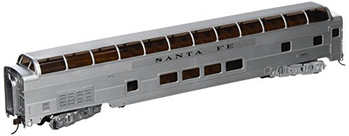 Bachmann Trains 85 Budd Full-Dome Passenger Car - Santa Fe