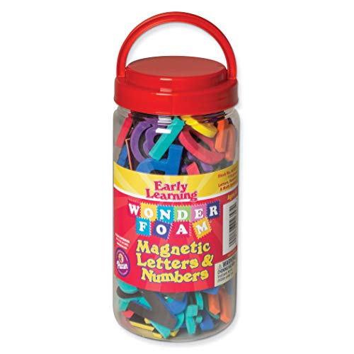 Chenille Kraft 4357 Wonderfoam Magnetic Alphabet Letters, Assorted Colors. 110/Pack (CKC4357)