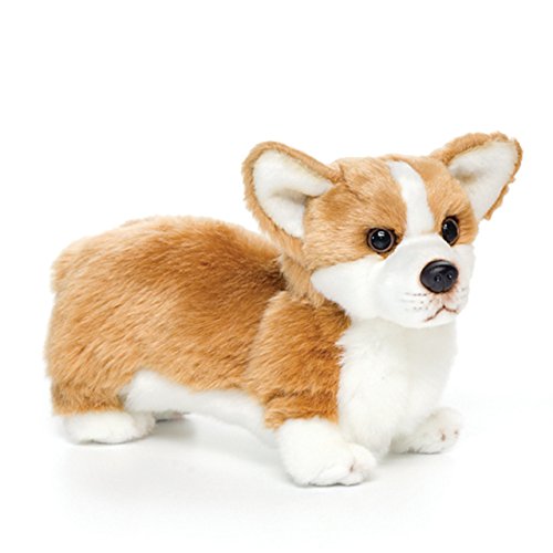 Nat and Jules Standing Small Corgi Dog Children's Plush Stuffed Animal Toy