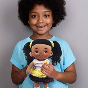 Linzy Plush 16" Yellow Aissa Doll Soft Rag Doll