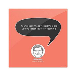 Successories Wood Mounted, 20"x20"-Learning, Bill Gates-Startup Quote Poster