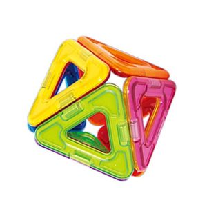 Magformers Triangles Set (8-Pieces) Magnetic Building Blocks, Educational Magnetic Tiles Kit , Magnetic Construction STEM Set