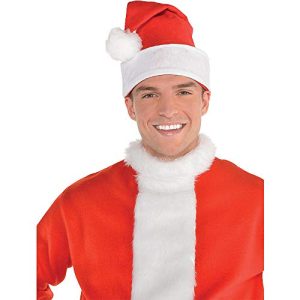 amscan Folded Cuff Santa Felt Hat Ideas and Accessory