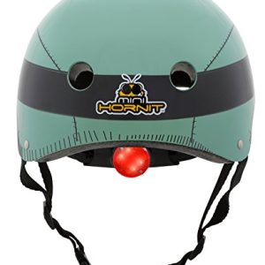 Hornit Mini Lids Multi-Sport Helmet with Rear Light | CPSC Certified for Biking, Skateboarding, and Skating | Fully Adjustable for Comfort and Safety