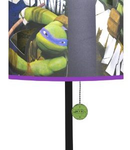 Nickelodeon TMNT Table Lamp with Die Cut Lamp Shade
