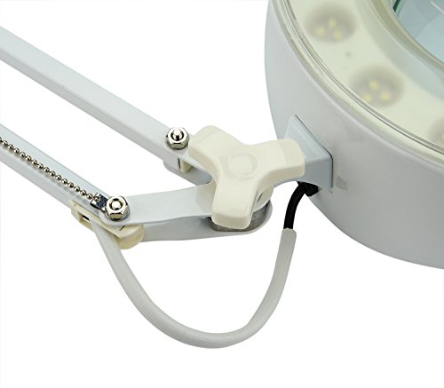 Carson PRO Series DeskBrite Plus 1.8X Adjustable Arm Industrial Grade Workbench or Desktop Magnifier with 5 inch Glass Lens and 48 Super Bright LED Lights for Hobby, Crafts and Tasks (CP-70)