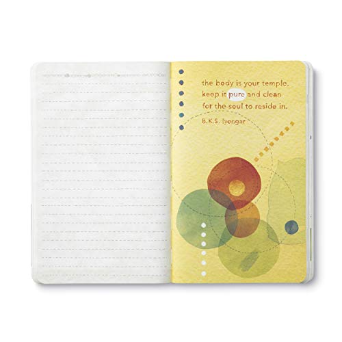 Write Now Journal by Compendium: Make the world a little kinder. — Softcover with periodic typeset quotations, 128 lined pages