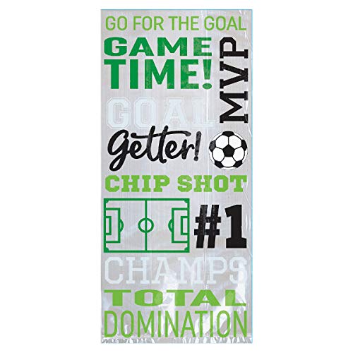 Amscan Soccer Large Party Bags, Party Favor