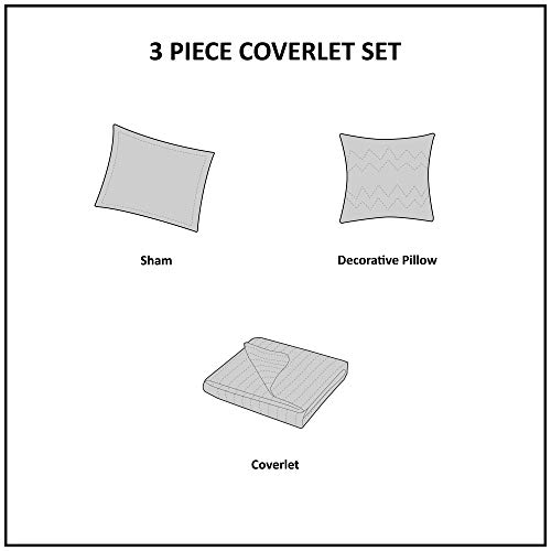 Mi Zone Kids Crazy Daisy Twin Bedding For Girls Quilt Set - Sky Blue, Pink , Flowers, Butterfly – 3 Piece Kids Girls Quilts – Ultra Soft Microfiber Quilt Sets Coverlet