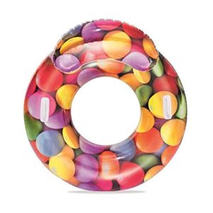 Bestway 43186E Candy Delight Lounge Pool Float, Multi-Colored