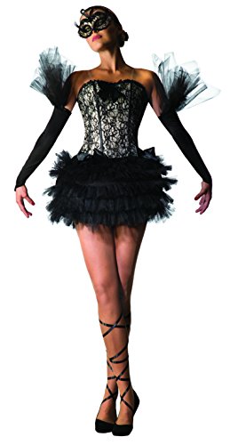 Forum Novelties, Unisex Child Black Swan Ballerina Costume, Multi, One Size