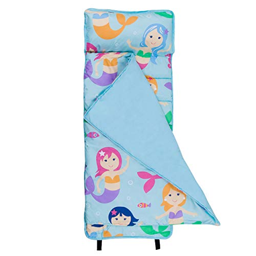 Wildkin Microfiber Nap Mat with Pillow for Toddler Boys and Girls, Perfect Size for Daycare and Preschool, Designed to Fit on a Standard Cot, Patterns Coordinate with Our Lunch Boxes and Backpacks