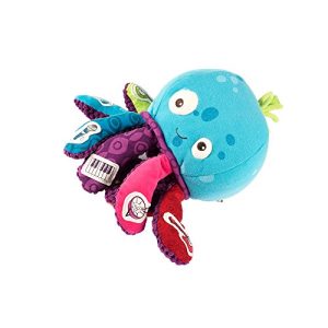 B. toys by Battat – Under the Sea Jamboree – B. Softies – Musical Octopus Toy – Soft Octopus Plush with 8 Instruments - Sensory Toys for babies 10 months +