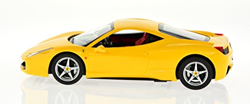 Carmel 1:14 Ferrari 458 Italia 2.4Ghz with Lights Rechargeable Battery, Yellow