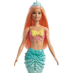 Barbie Dreamtopia Mermaid Doll, Coral Hair