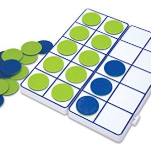 Learning Resources Connecting Ten-Frame Trays, 165 Pieces